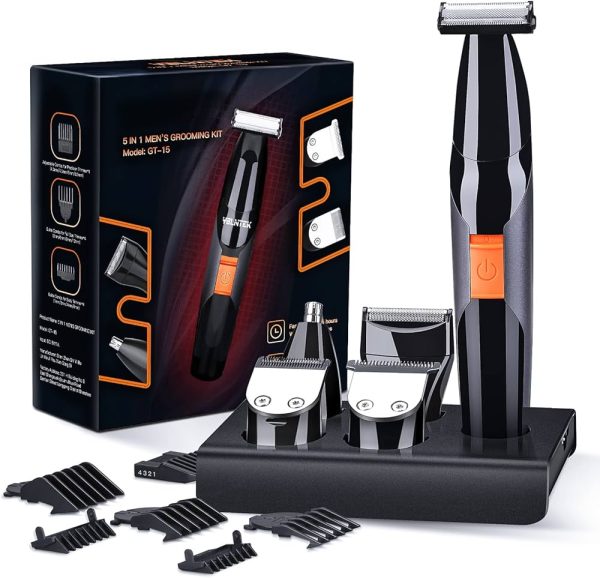 Electric Razor for Men 5 in 1 Grooming Kit Beard Trimmer Nose Hair Trimmer Facial