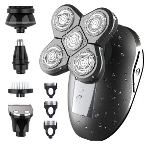 Electric Razor for Women, 3 in 1 Painless Electric Shaver with Facial Massager &