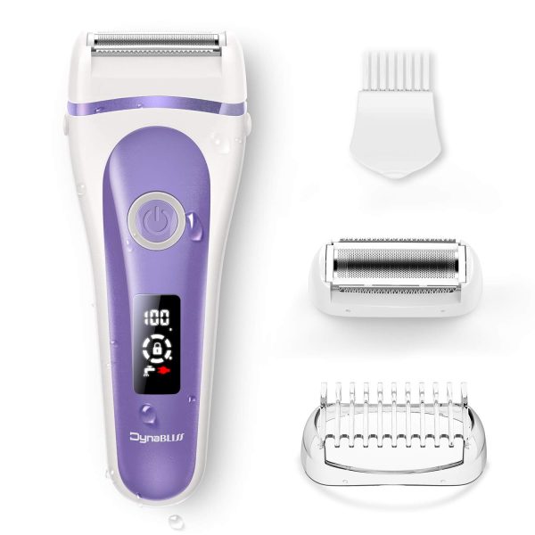 Electric Razor for Women DynaBliss Lady Shaver Bikini Trimmer Wet and Dry
