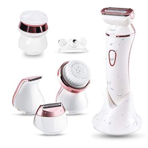 Electric Shaver for Women,6 in 1 Lady Electric Wet/Dry Shaver for Legs &