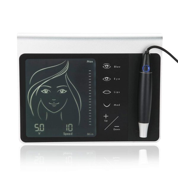 Electric Tattoo Machine, LCD Display Digital Permanent Tattoo Eyebrow