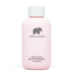 Ella+Mila Soy Nail Polish Remover - Acetone Free w/Lavender Essential Oil
