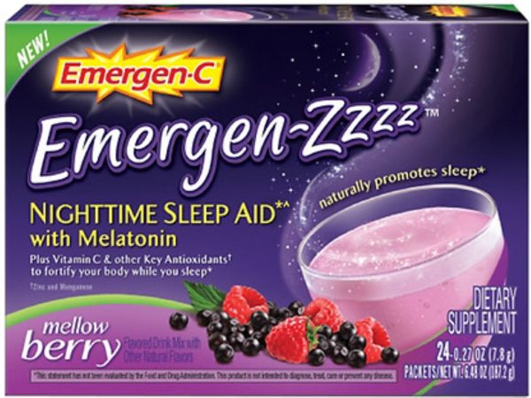 Emergen-Zzzz Nighttime Sleep Aid, With Melatonin And Vitamin C