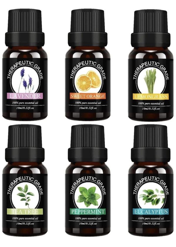 ENGIVE Essential Oil Set Top 6 100% Pure Premium Therapeutic