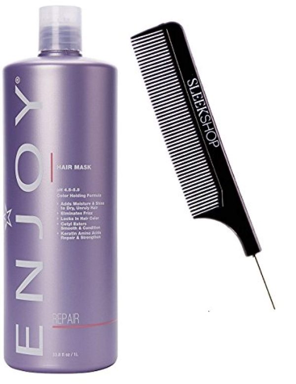 Enjoy Hair & Skin TREATMENT OIL (with Sleek Steel Pin Tail Comb)