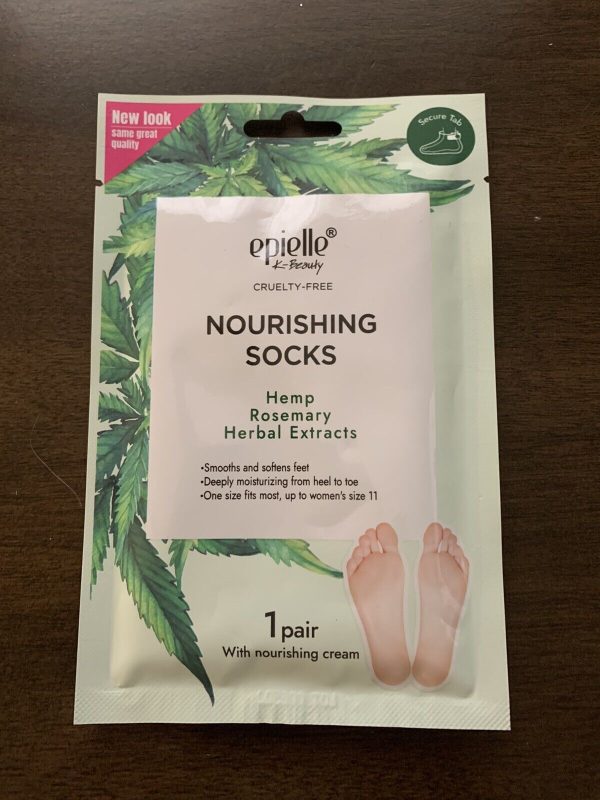 Epielle Nourishing Foot Masks - Hemp + Rosemary Extract
