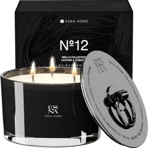 ESNA HOME 3 Wick Aromatherapy Scented Soy Candle