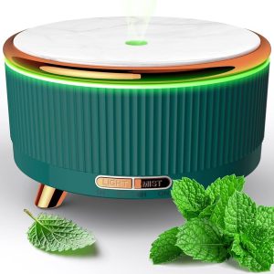 Essential Oil Diffuser with Remote Control - 500ml, 7 Color LED Lights