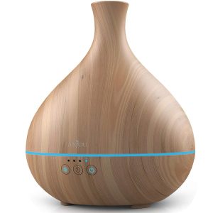 Essential Oil Diffuser, Anjou 500ml Cool Mist Humidifier Wood