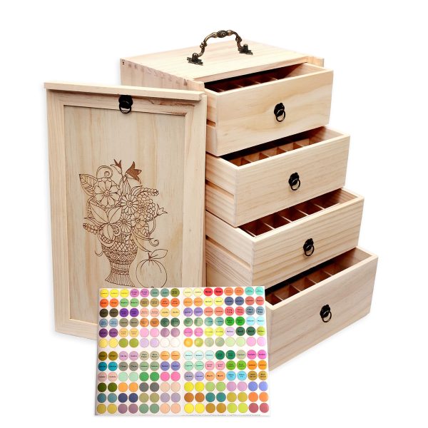 Keep Essential Oils Organized – 56-Bottle Essential Oil Storage Case