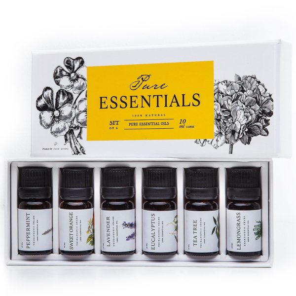 Essential oils by PURE ESSENTIALS 100% Pure Therapeutic Grade Oils kit