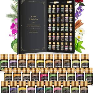 Essential Oils Set 20 Bottles 100% Natural Water