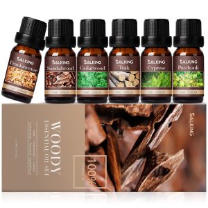 ESSENTIAL OILS SET: ESSLUX Woody Collection - Discover the Essence of Nature's Tranquility
