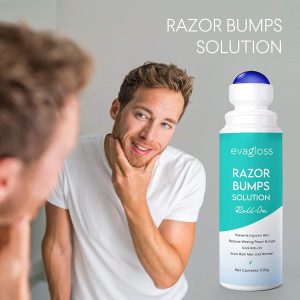 Evagloss Razor Bumps Solution- After Shave Repair Serum for Ingrown Hairs