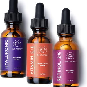 Eve Hansen Anti-Aging Serum Set | Vitamin C Serum, Hyaluronic Acid Serum
