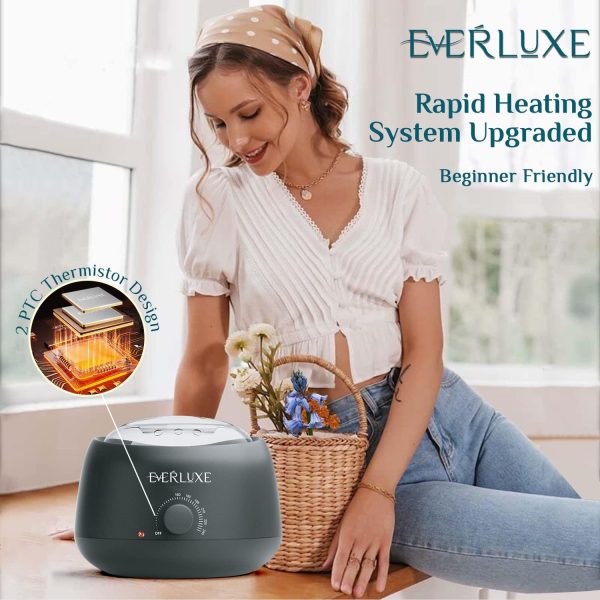 EVERLUXE Wax Warmer Hair Removal Kit