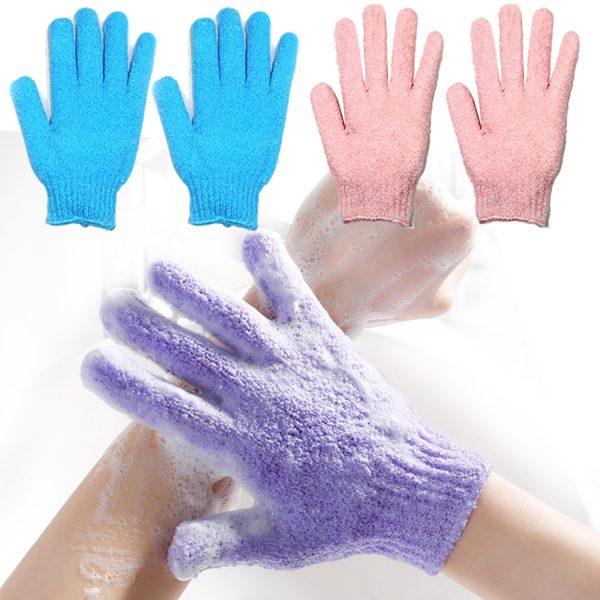 Exfoliating Bath Gloves Body Scrub Loofah Sponge