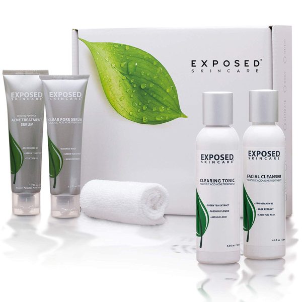 Exposed Skin Care Moisturizing Expanded 6-Piece Acne Treatment Kit