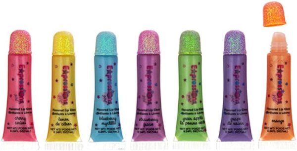 Expressions Girl / 7-piece Flavored Lip Gloss Set