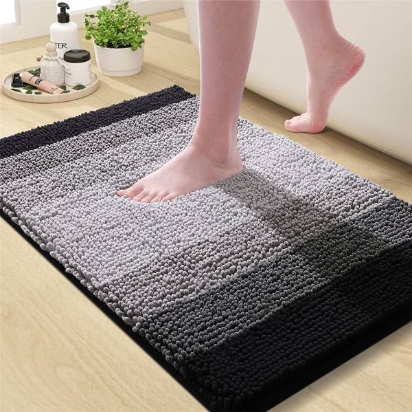 Extra Soft and Absorbent Shaggy Bathroom Mat Rugs