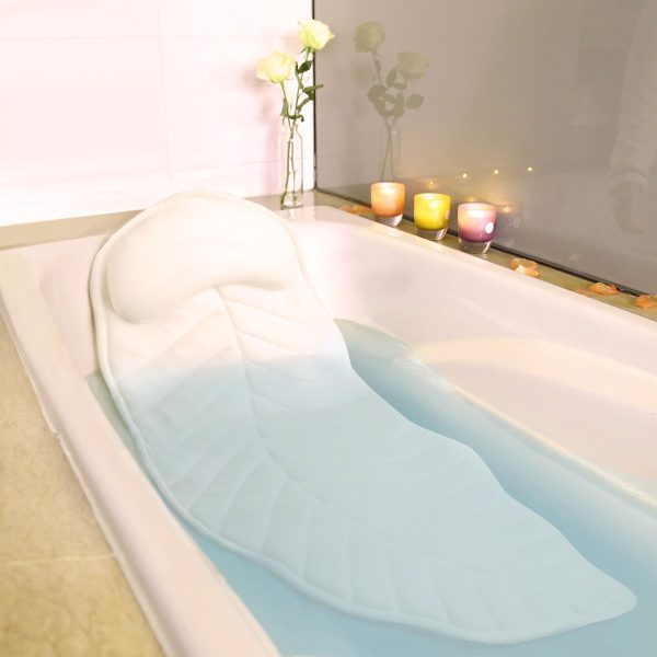 Extra Wide Bathtub Spa Bath Pillow Mattress, Full Body Luxury Soft