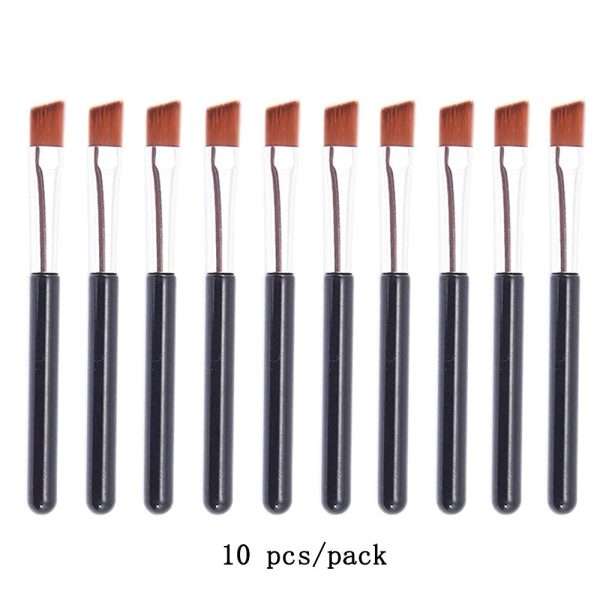 Eyebrow Brush,10pcs Double End Premium Quality Angled Eye Brow Brush