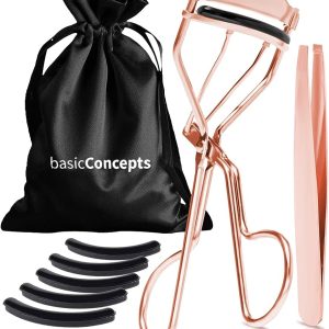 "Glamourize Your Gaze" - Rose Gold Eyelash Curler Kit 🌟