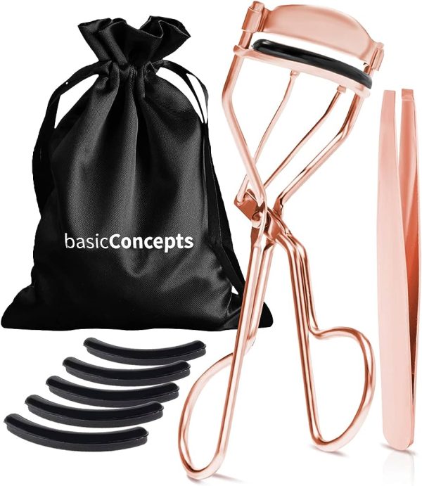 "Glamourize Your Gaze" - Rose Gold Eyelash Curler Kit 🌟