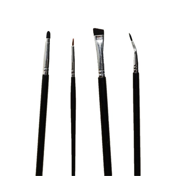 Eyeliner Brush Small Angled Winged - Firm Flat Liquid Gel Eye