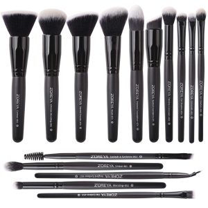 Eyeshadow Brush Set with Kabuki Makeup Brush Set