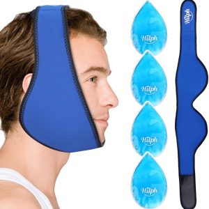 Face ice Pack for Jaw, Head and Chin, Reusable Hot or Cold Gel Packs Pain Relief