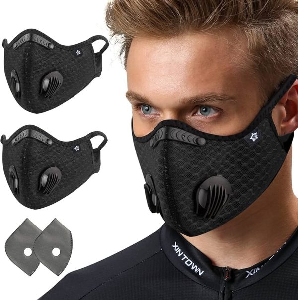 Face Mask proof Dust Pollution Filter Sport Cycling Running