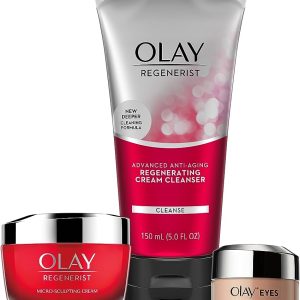 Face Wash by Olay Anti-Aging Skincare Kit with Regenerist Cleanser