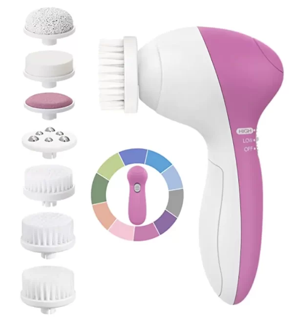 Facial Cleansing Brush [Newest 2020], PIXNOR Waterproof Face Spin Brush