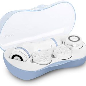 Facial Cleansing Brush,Waterproof Face Brush with 4 Brush Heads
