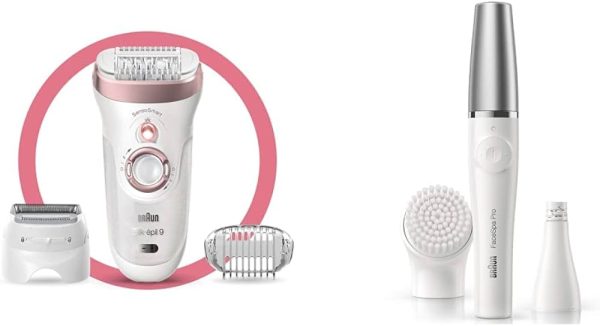 Facial Hair Removal Epilator for Women, Wet and Dry