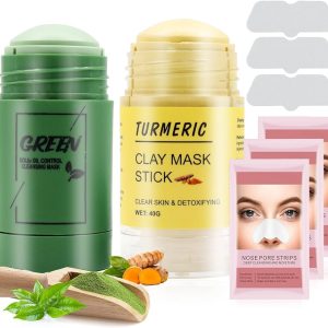 Facial Kit For Women - Includes Face Mask, Facial Wipes, Nose Strips