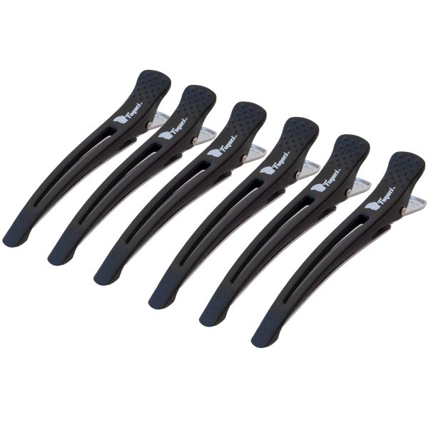 Fagaci Hair Clips | 12 Hair Clips for Styling and Sectioning with Silicone Band