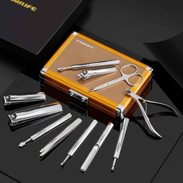 FAMILIFE L05 Stainless Steel 11 In 1 Manicure Pedicure Set