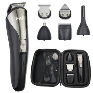 FARIONE Beard Trimmer Kit for Men, Cordless Mustache Trimmer Hair