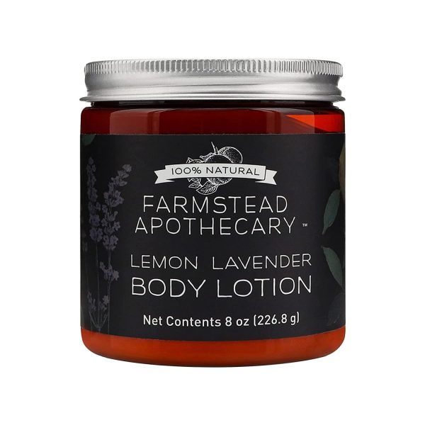Farmstead Apothecary 100% Natural Body Lotion with Organic Safflower Oil