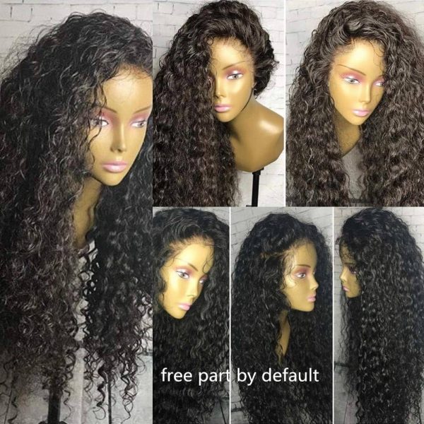 Fenjun Hair Brazilian Full Lace Human Hair Wigs with Baby Hair Pre plucked Frontal