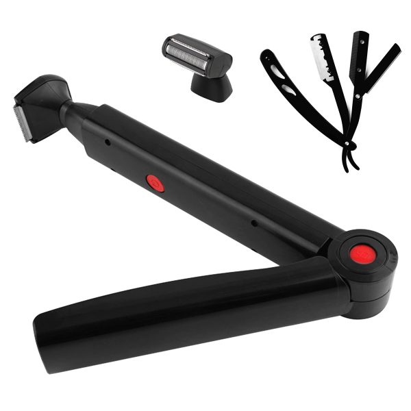 FERRISA Back Shaver for Men with Two Shock Absorber Flex Heads