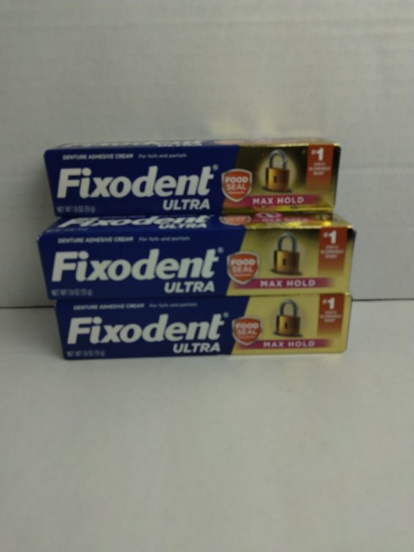 Fixodent Ultra Max Hold Denture Adhesive