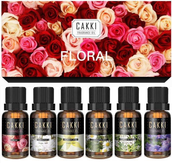 Floral Essential Oils Set, MitFlor 100% Pure Summer Aromatherapy