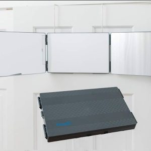 Floxsee Portable Adjustable Tri-Fold Mirror for Home or Travel