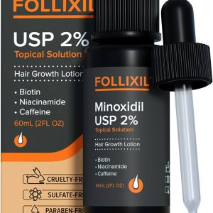 FOLLIXIL 5% Minoxidil Lotion with Biotin and Capilia Longa