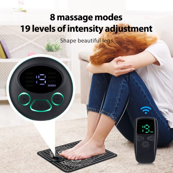 Foot Massager ABS Muscle Stimulator Remote Control Wireless Physiotherapy