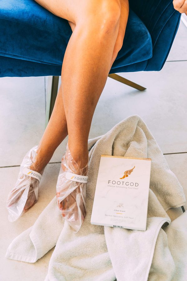 FootGod Exfoliating Foot Peel: Reveal Baby Smooth Feet, Moisturizing Aloe