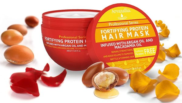 Fortifying Protein Hair Mask and Deep Conditioner with Argan Oil